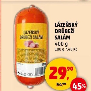 Salám drůbeží lázeňský