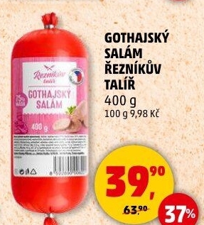 Salám Gothaj Řezníkův talíř