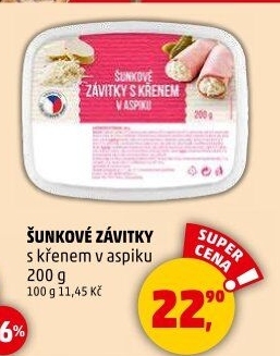 Šunkový závitek s křenem Karlova Koruna