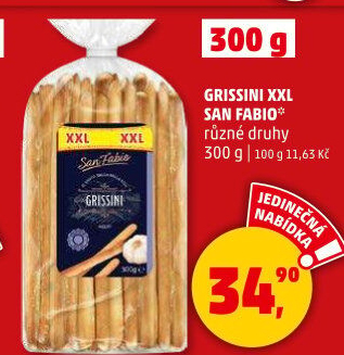 Tyčinky Grissini San Fabio