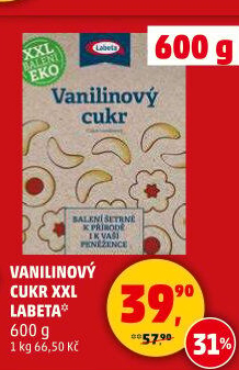 Vanilínový cukr Labeta