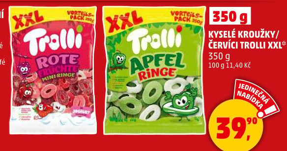 Želé bonbony Trolli