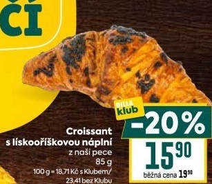 Croissant s náplní
