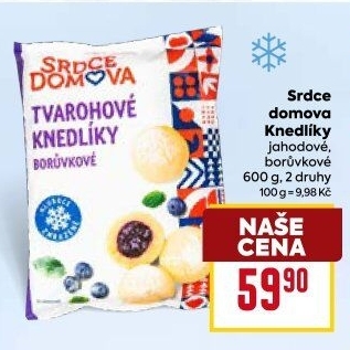 Knedlíky mražené Srdce Domova
