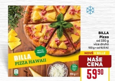 Pizza mražená Billa