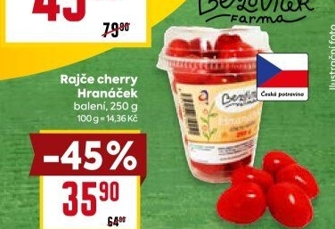 Rajčata cherry Farma Bezdínek