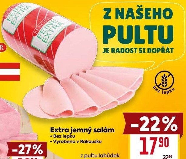Salám extra jemný Berger