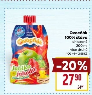 Šťáva 100% Ovocňák