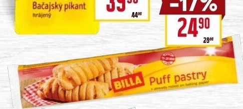 Těsto listové Billa