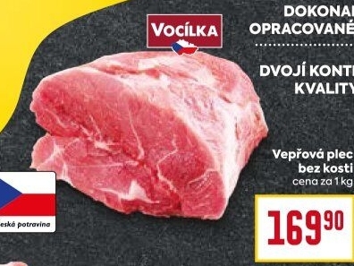 Vepřová plec bez kosti Vocílka