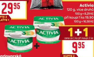 Bílý jogurt Activia Danone
