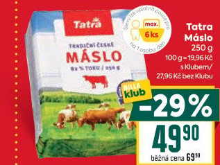 Máslo Tatra
