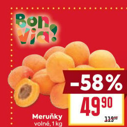 Meruňky Billa Bonvia