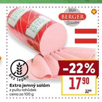 Salám extra jemný Berger
