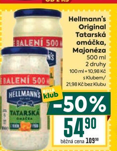 Tatarská omáčka Hellmann'