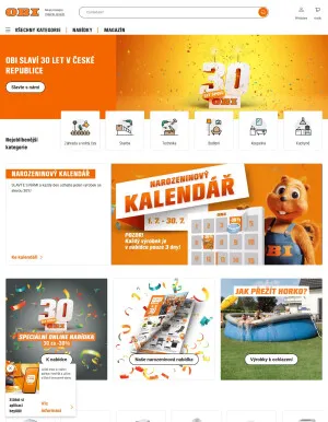 akční leták OBI 9.7.2025-15.7.2025