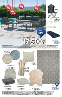 akční leták Jysk 9.7.2025-12.8.2025