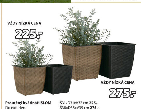 Květináč proutěný