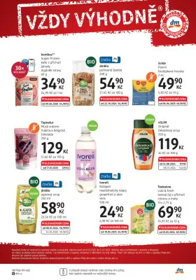 akční leták dm drogerie 9.7.2025-31.7.2025