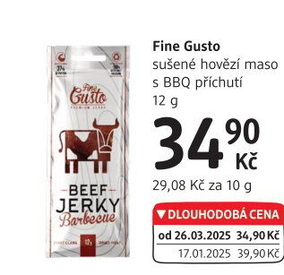 Maso sušené Jerky Fine Gusto