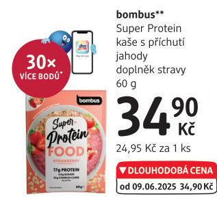 Ovesná kaše Super Protein Bombus