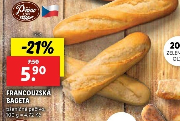 Bageta francouzská - Lidl akcniletaky.com