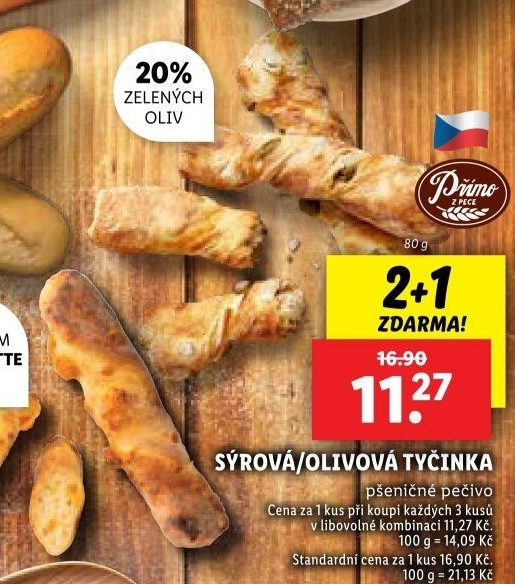 Tyčinka s olivami