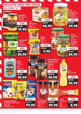 akční leták Kaufland 16.7.2025-22.7.2025