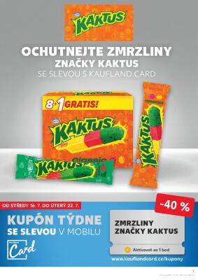 akční leták Kaufland 16.7.2025-22.7.2025
