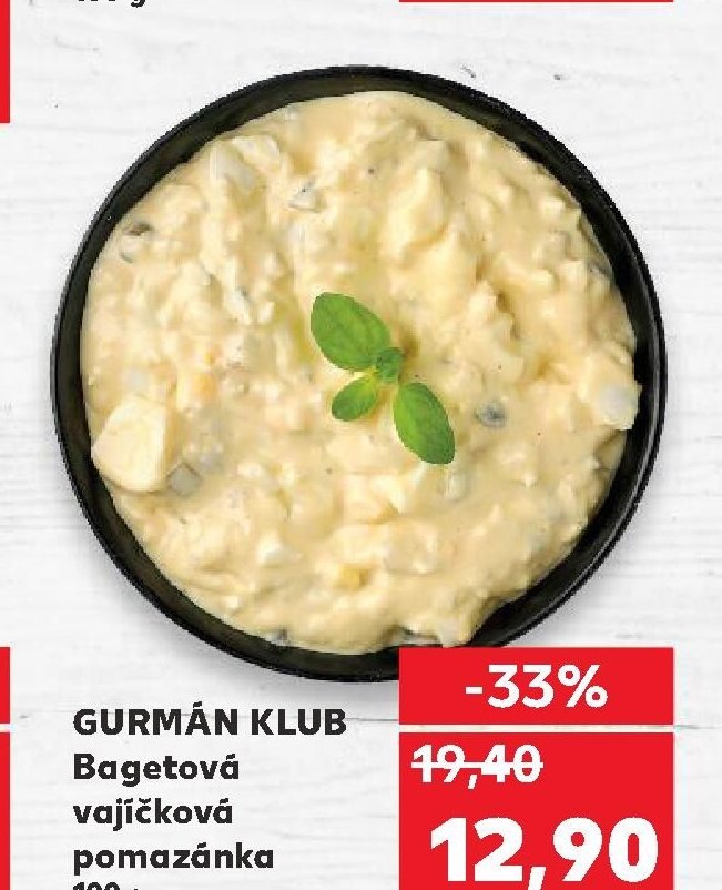 GURMÁN KLUB Bagetová vajíčková pomazánka 100 g