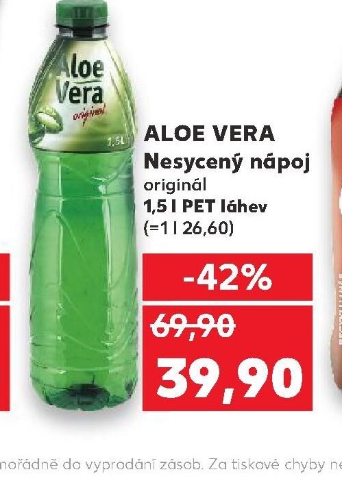 Aloe Vera Nesycený nápoj