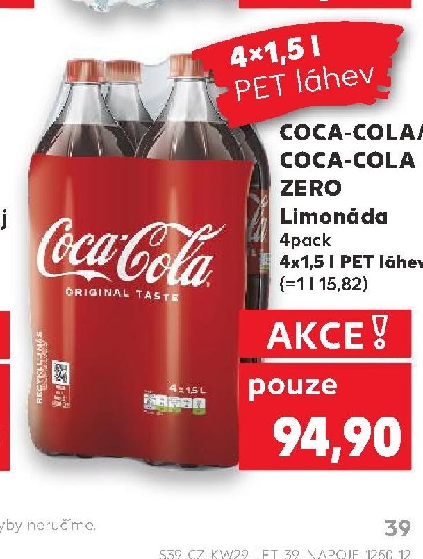 Coca-Cola / Coca-Cola Zero Limonáda
