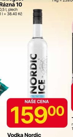 Vodka Nordic Ice 37,5%