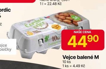 Vejce balené M