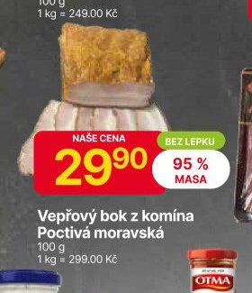 Vepřový bok z komína Poctivá moravská
