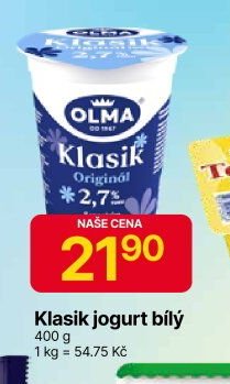 Klasik jogurt bílý