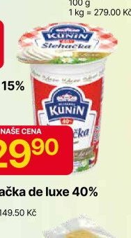 Šlehačka de luxe 40%
