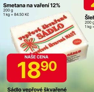 Sádlo vepřové škvařené