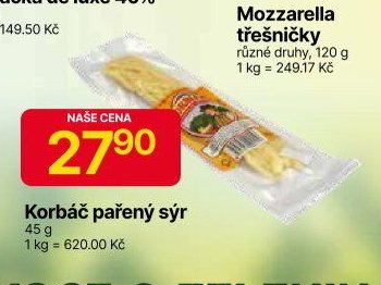 Korbáč pařený sýr