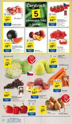 akční leták Tesco 16.7.2025-22.7.2025