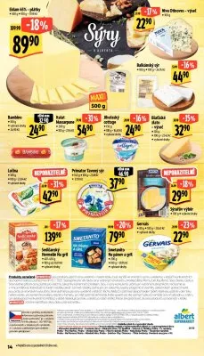 akční leták Albert 16.7.2025-22.7.2025