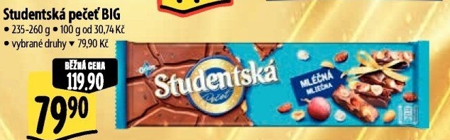 Čokoláda Studentská pečeť Orion