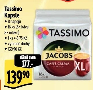 Kapsle Tassimo Jacobs