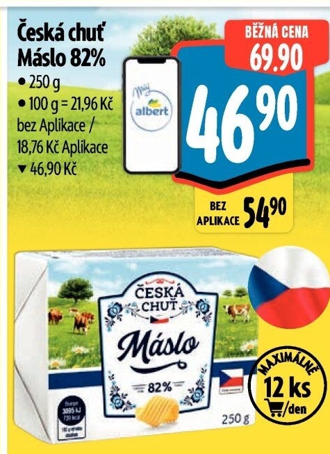 Máslo Česká chuť