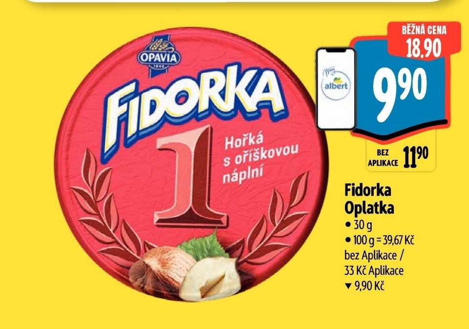 Oplatky Fidorka Opavia