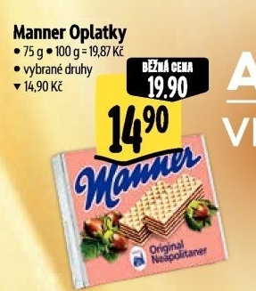 Oplatky Manner