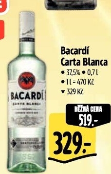 Rum Carta Blanca Bacardi