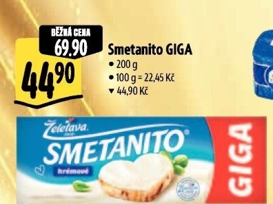 Sýr tavený Smetanito Želetava