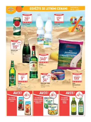 akční leták Globus 16.7.2025-22.7.2025