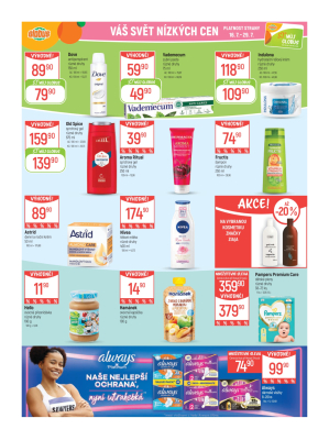 akční leták Globus 16.7.2025-22.7.2025